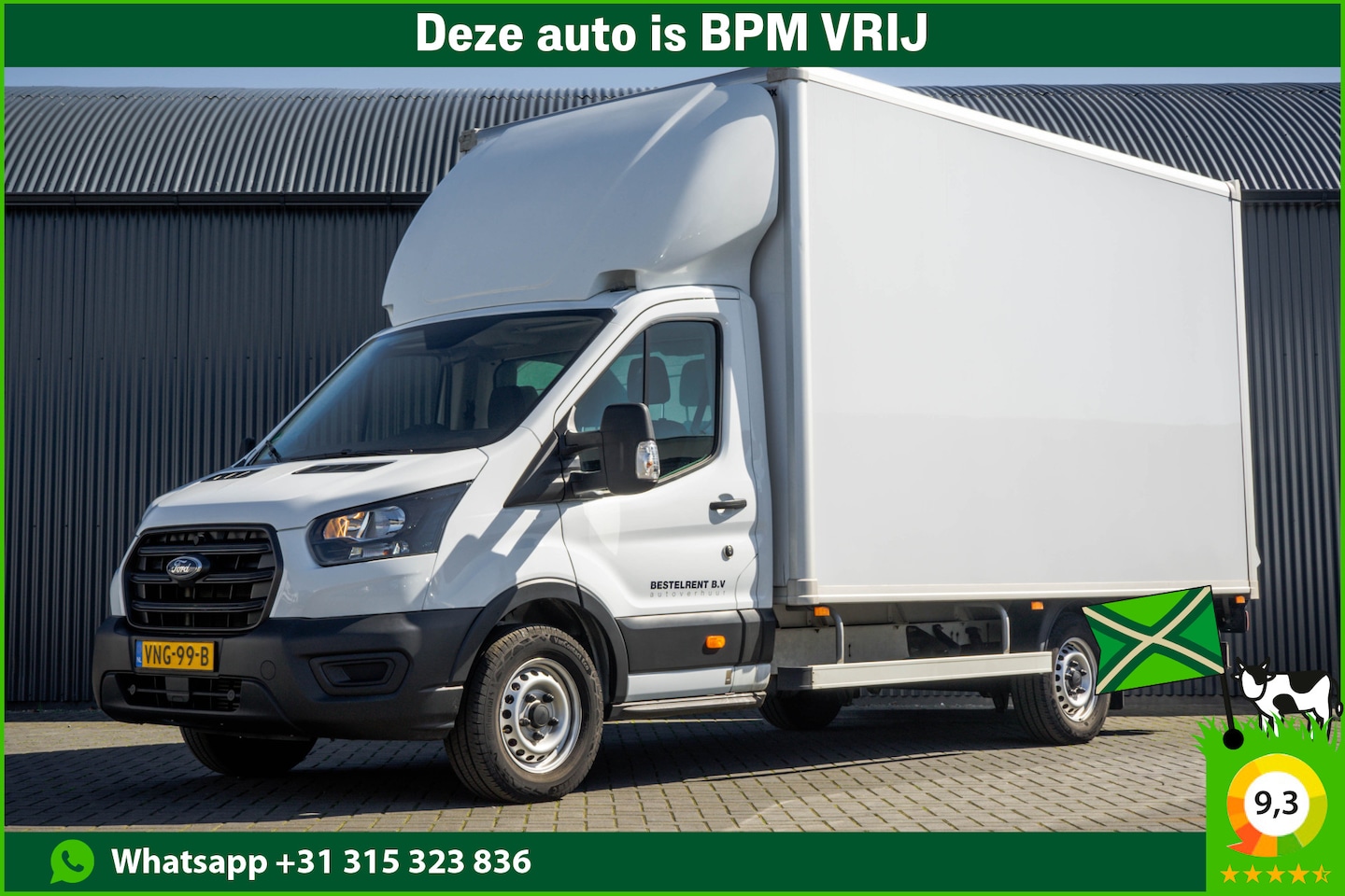 Ford Transit - **2.0 TDCI | Bakwagen met Laadklep | Euro 6 | 130 PK | Airco | Cruise** - AutoWereld.nl