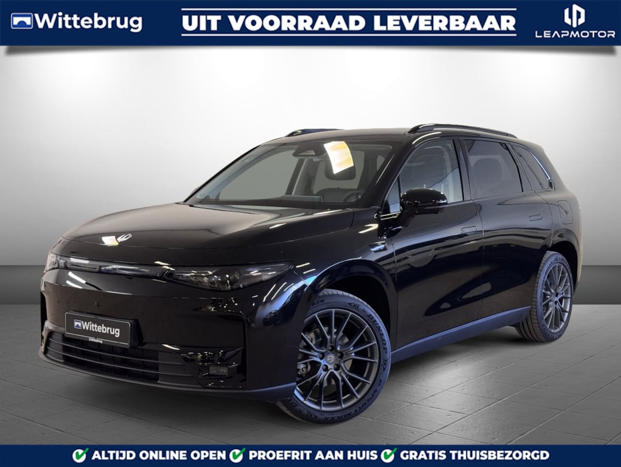 Leapmotor C10 - REEV Design 28.4 kWh Range Extender 950 km RANGE Automaat met Lederen bekleding, Elektrisc - AutoWereld.nl