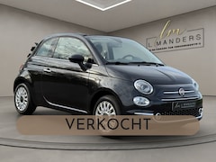 Fiat 500 C - 1.2 Lounge 2017 ZWART | Cabrio | Apple CarPlay | Benzine | PDC