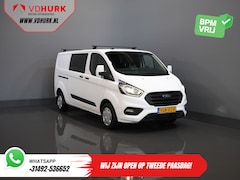 Ford Transit Custom - 2.0 TDCI L2 Trend DC Dubbel Cabine BPM VRIJ Stoelverw./ Carplay/ 2.7t Trekverm./ Navi/ PDC
