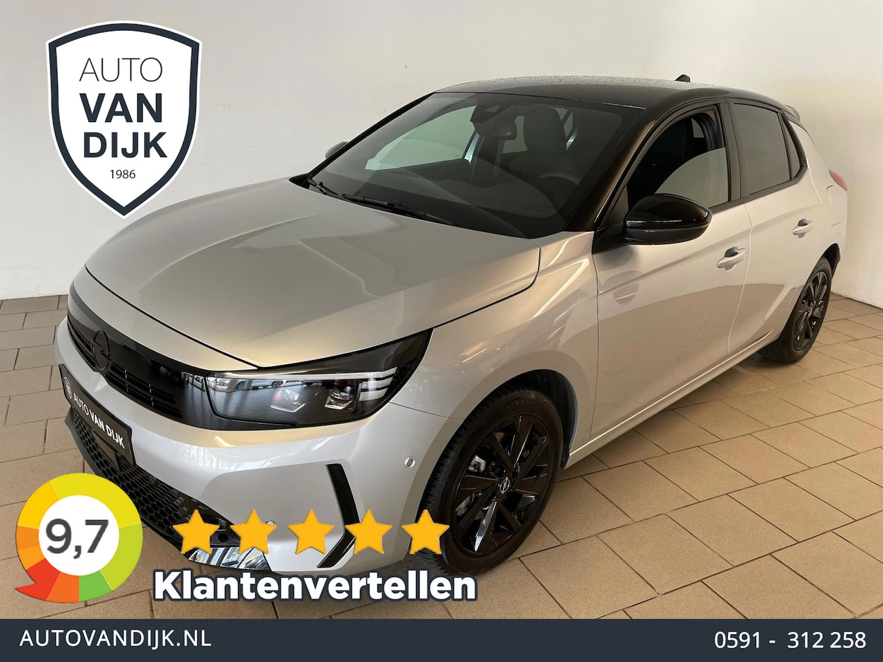 Opel Corsa - 1.2 Turbo GS-Line AUTOMAAT AIRCO NAVI CRUISE BLUETOOTH APPLE CARPLAY ELEK RAMEN CENT VERG - AutoWereld.nl