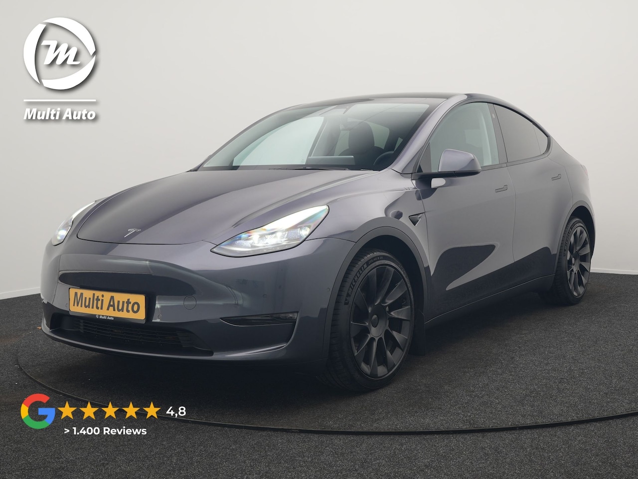 Tesla Model Y - Long Range AWD 75 kWh 441pk SOH 92,3% | Full Self-Driving Capability | Panodak | Adaptive - AutoWereld.nl