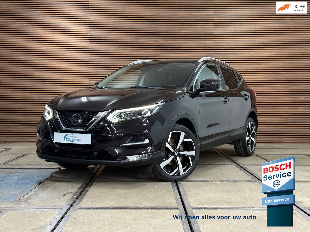 Nissan Qashqai - 1.6 N-Connecta 163 PK | FaceLift | LED | Panorama | Leder | Parkeerhulp | Camera | Navi | - AutoWereld.nl