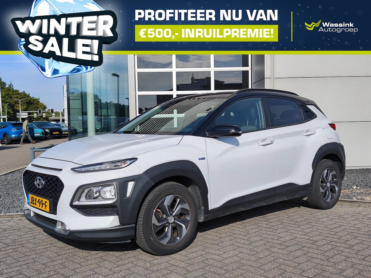 Hyundai Kona - GDI 141pk HYBRID 2WD Automaat Comfort Smart | WINTERSALE |Camera | Navigatie | Carplay | - AutoWereld.nl