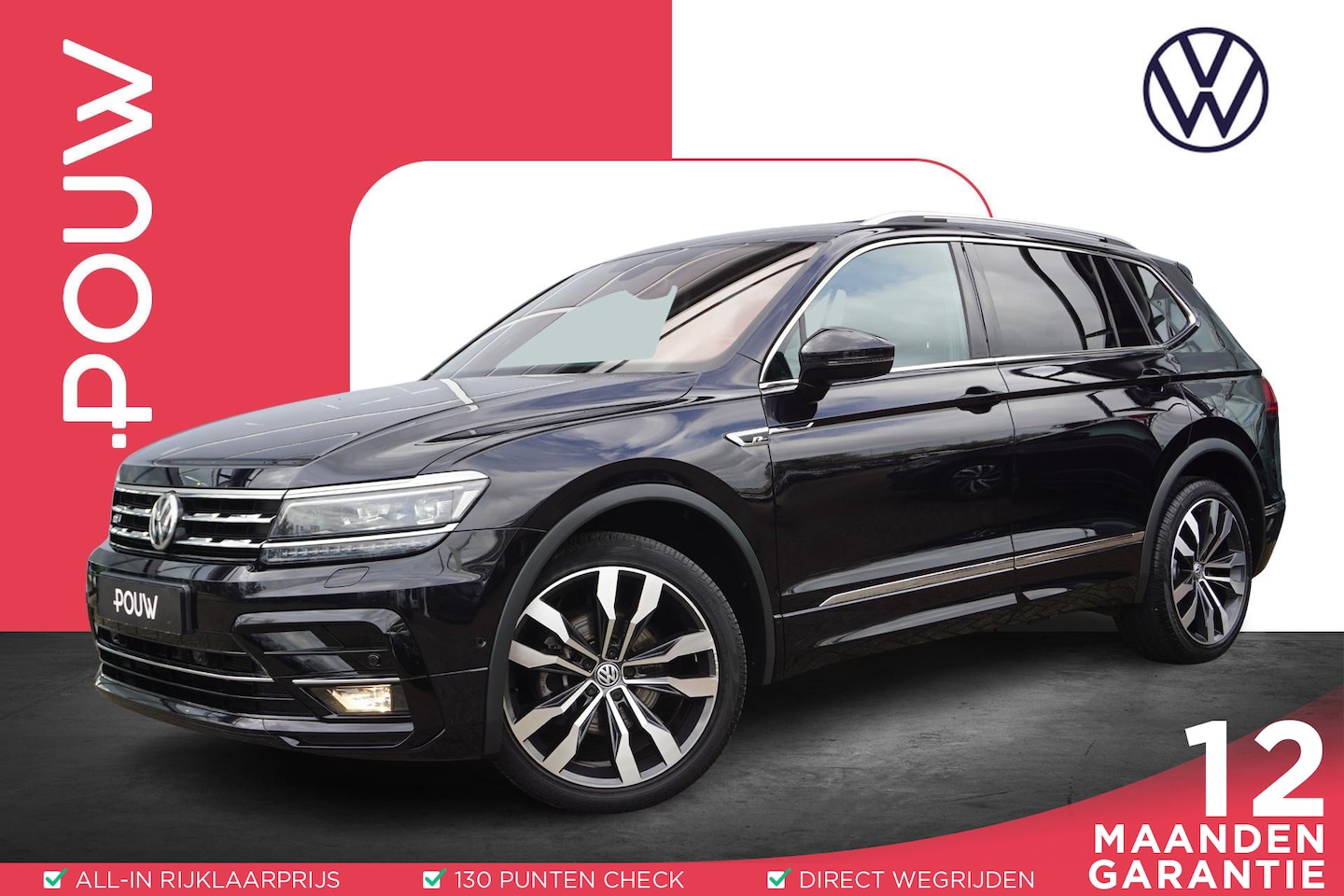 Volkswagen Tiguan Allspace - 1.5 TSI 150pk DSG Highline Business R | Panoramadak | Leder | Keyless | Dynaudio - AutoWereld.nl