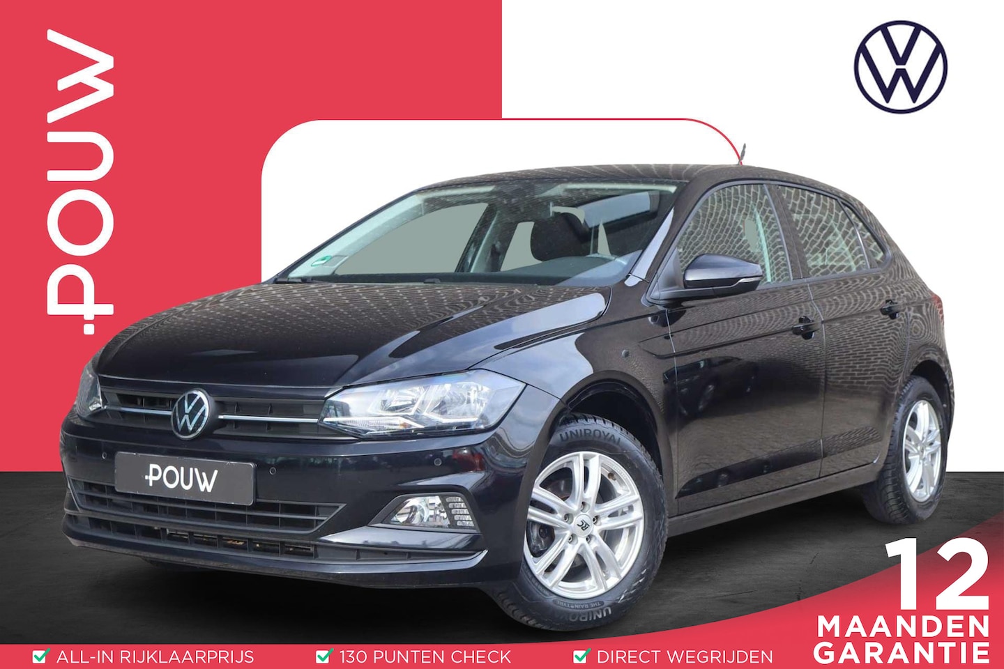 Volkswagen Polo - 1.0 TSI 95pk Comfortline Business | Achteruitrijcamera | Navigatie | Volautomatische Airco - AutoWereld.nl