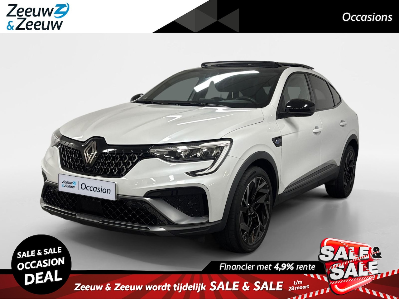 Renault Arkana - 1.6 E-Tech full hybrid 145 esprit Alpine AUTOMAAT SCHUIFKANTELDAK ADAPTIEVE CRUISE CONTROL - AutoWereld.nl