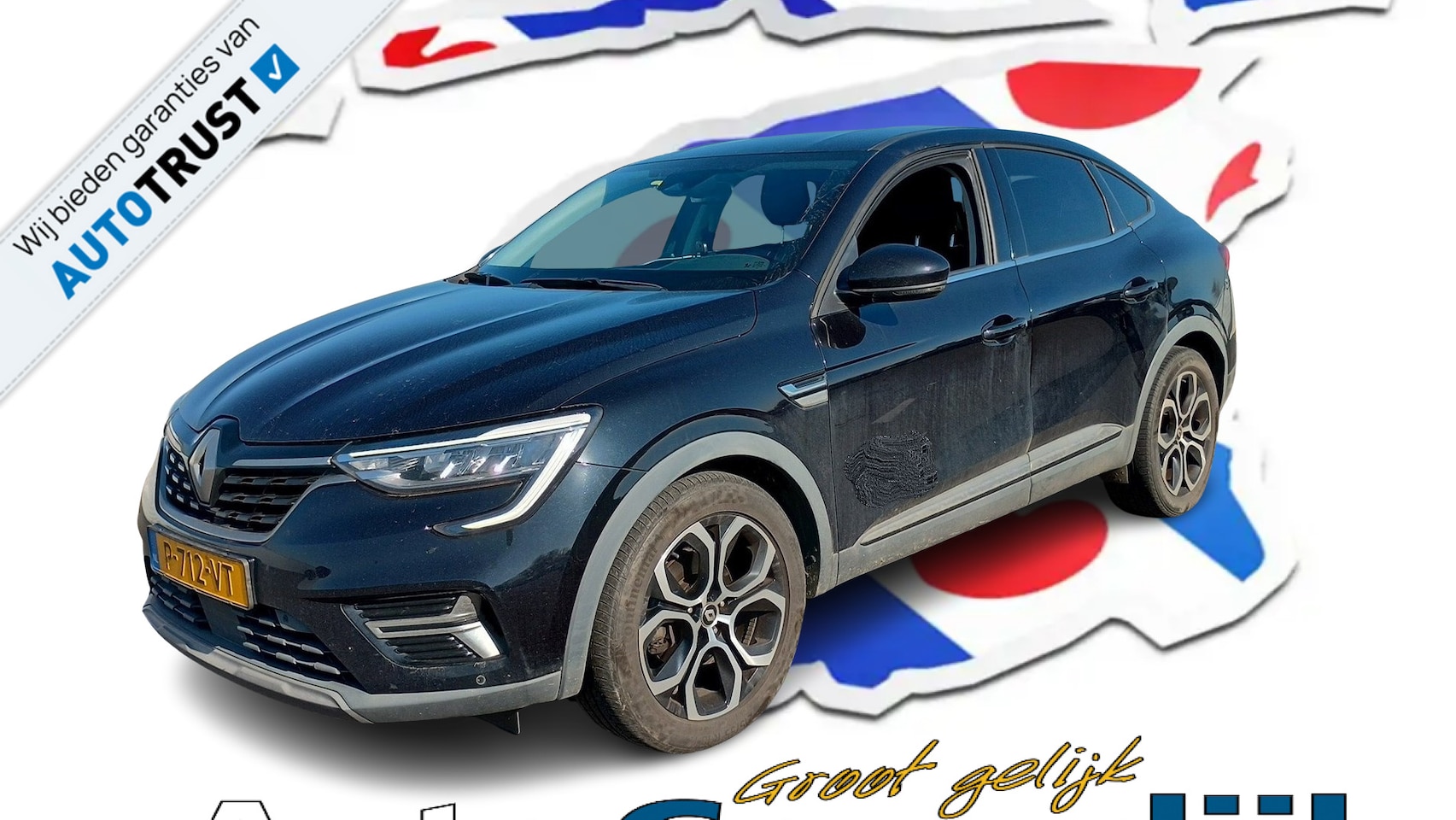 Renault Arkana - 1.6 E-Tech Hybrid 145 Intens CLIMA,NAVI,1/2 LEER,LMV,STOEL VERW. - AutoWereld.nl