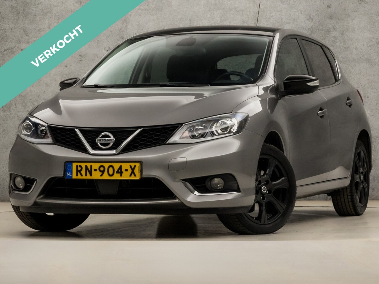 Nissan Pulsar - 1.2 DIG-T Black Edition (NAVIGATIE, CLIMATE, CAMERA, LEDER, GETINT GLAS, SPORTSTOELEN, LM - AutoWereld.nl