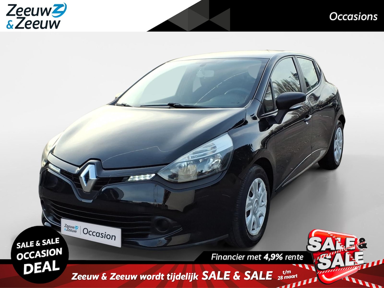 Renault Clio - 0.9 TCe Authentique Airco | 1 jaar Garantie - AutoWereld.nl