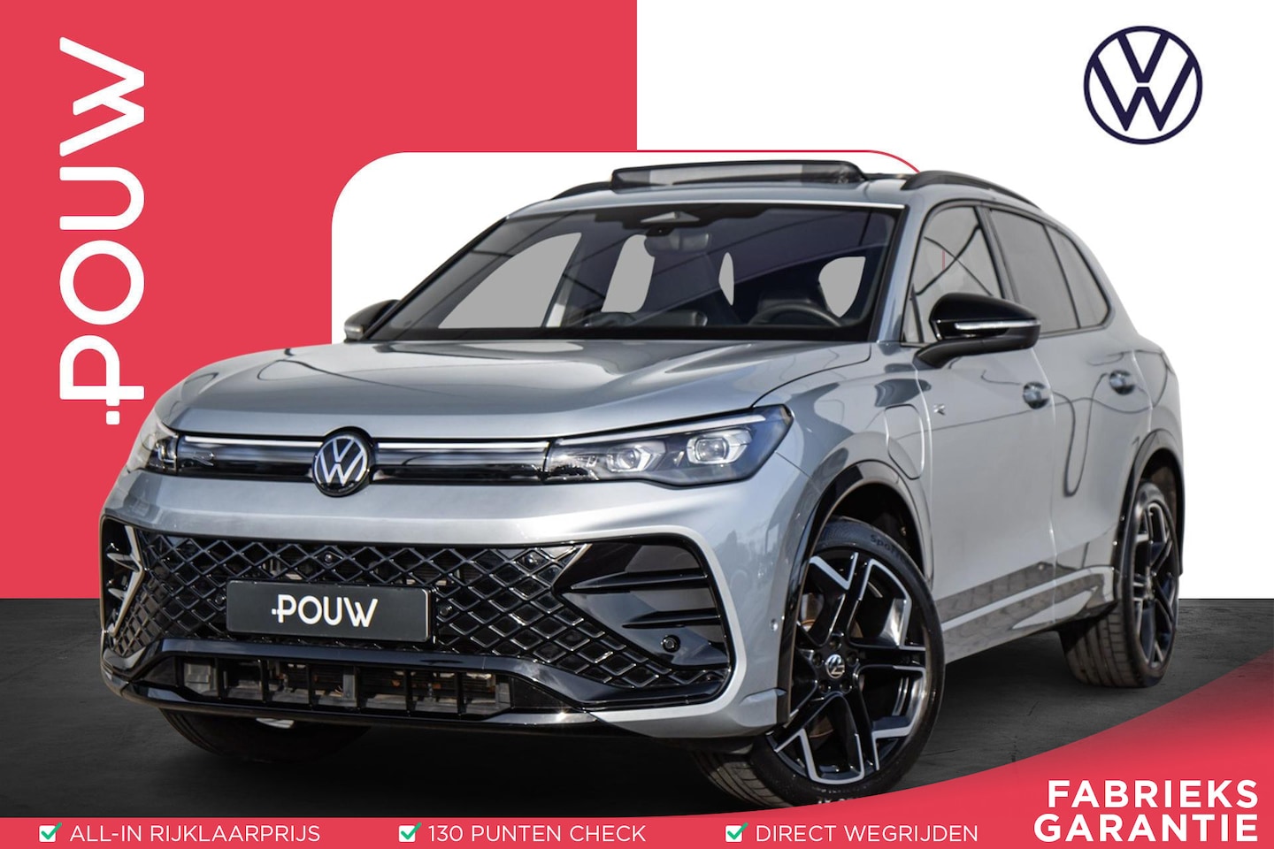 Volkswagen Tiguan - 1.5 eHybrid 272pk R-Line Edition | Trekhaak Wegklapbaar | Panoramadak | Harman Kardon Gelu - AutoWereld.nl