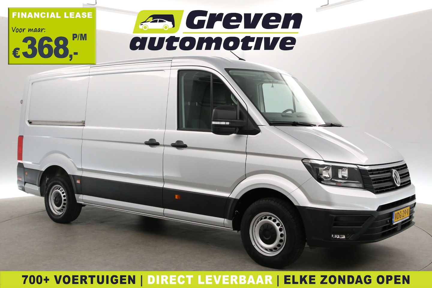 Volkswagen Crafter - 2.0 TDI L3H2 | Airco | Cruise | Carplay | Parkeersens. | Traanplaat - AutoWereld.nl