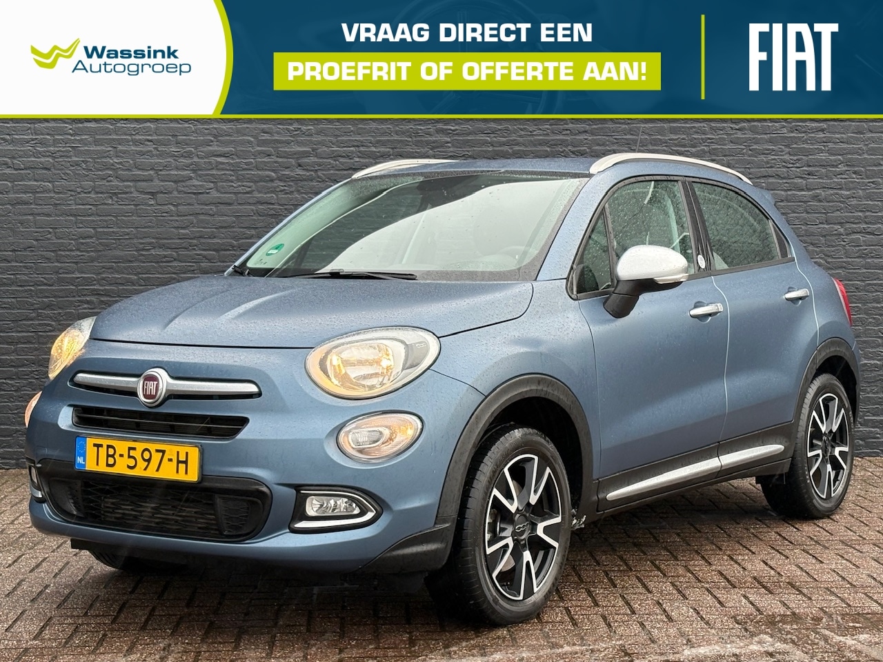 Fiat 500 X - 1.4 Turbo MultiAir 16V 140pk Mirror I Trekhaak 1200KG I Navigatie I Carplay I Cruise Contr - AutoWereld.nl