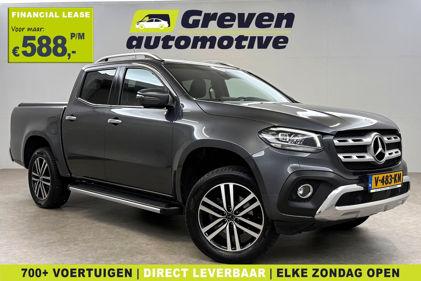Mercedes-Benz X-klasse - 250 d 4-MATIC 191PK | DC | 5 Persoons | VAN | Pick-up | Grijs Kenteken | 3500KG Trekgew. | - AutoWereld.nl