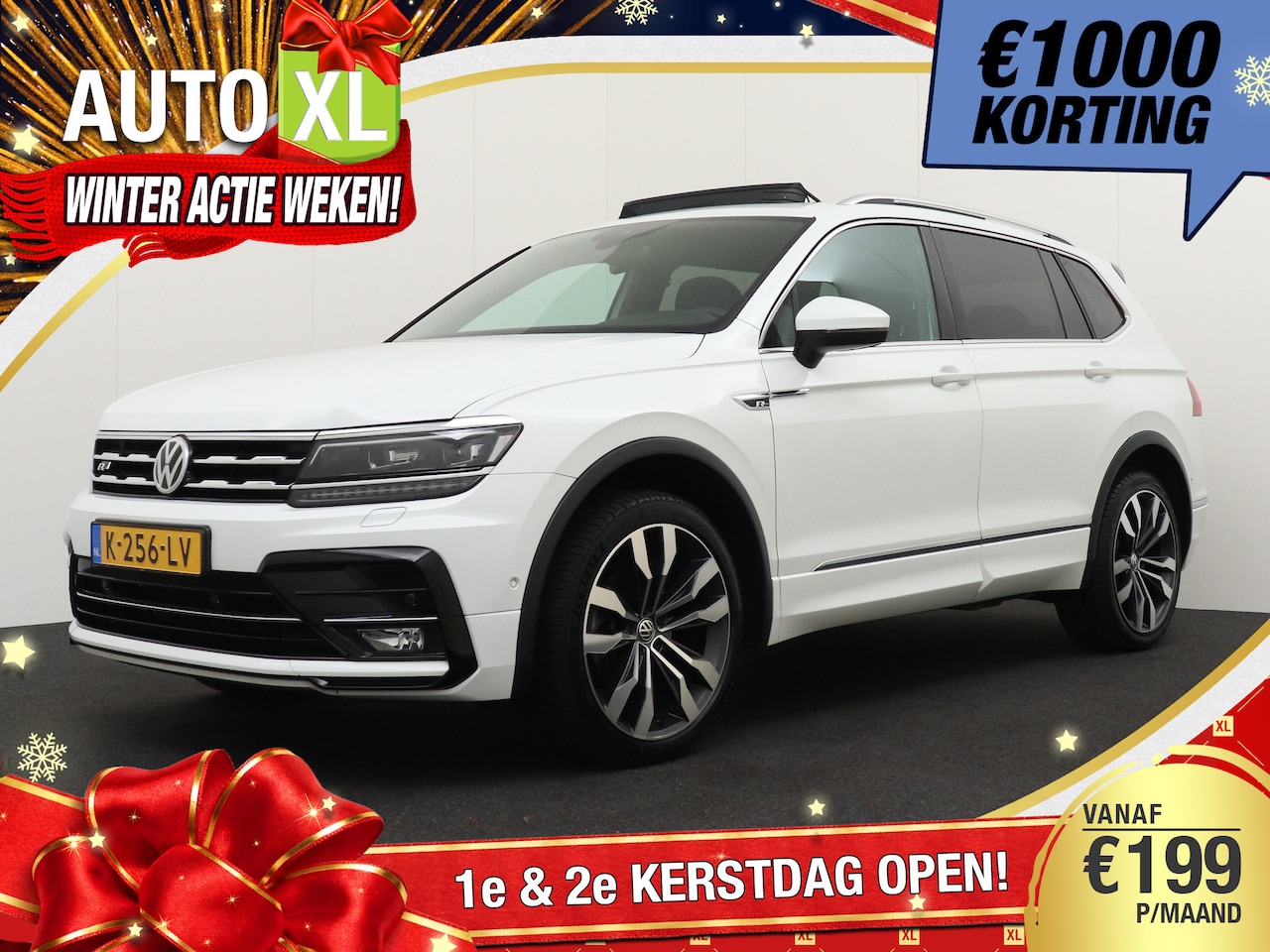 Volkswagen Tiguan Allspace - 2.0 TDI 150PK Aut. Highline R-Line 7P. Pano-Dak Massage Adap. Cruise 1k - AutoWereld.nl