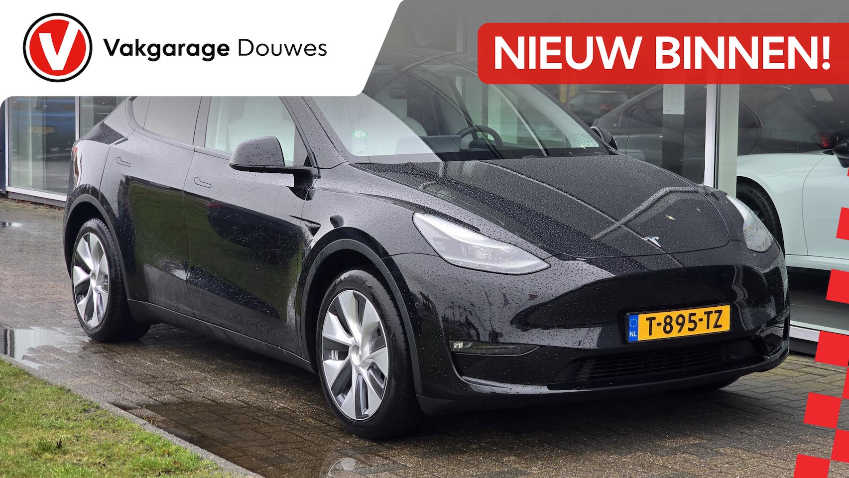 Tesla Model Y - Long Range AWD 75 kWh | NAP | Wit leder - AutoWereld.nl