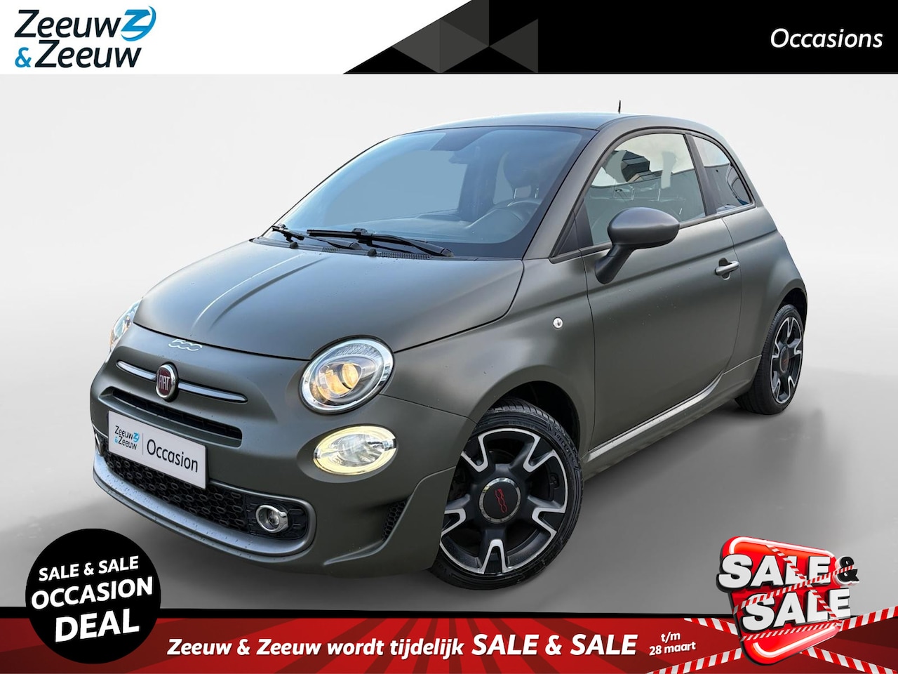 Fiat 500 - 0.9 TwinAir Turbo Sport |WORDT VERWACHT| Sportstoelen|Navigatiesysteem|12 maanden Bovag ga - AutoWereld.nl