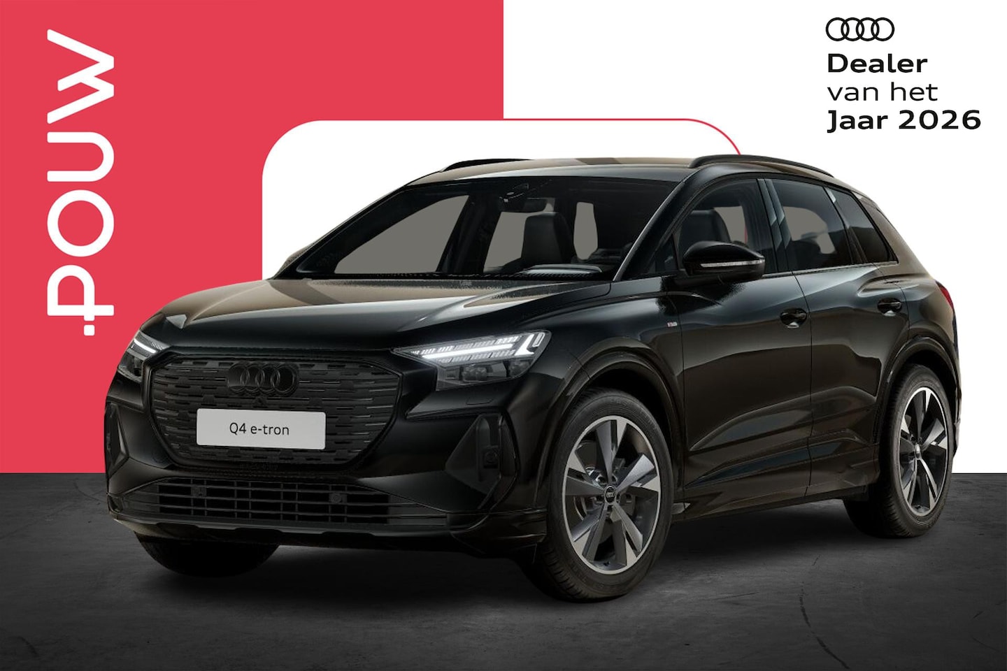 Audi Q4 e-tron - 45 quattro 286kp S Edition Competition 82 kWh | Assistentie Pakket Plus | Zwart Optiek - AutoWereld.nl