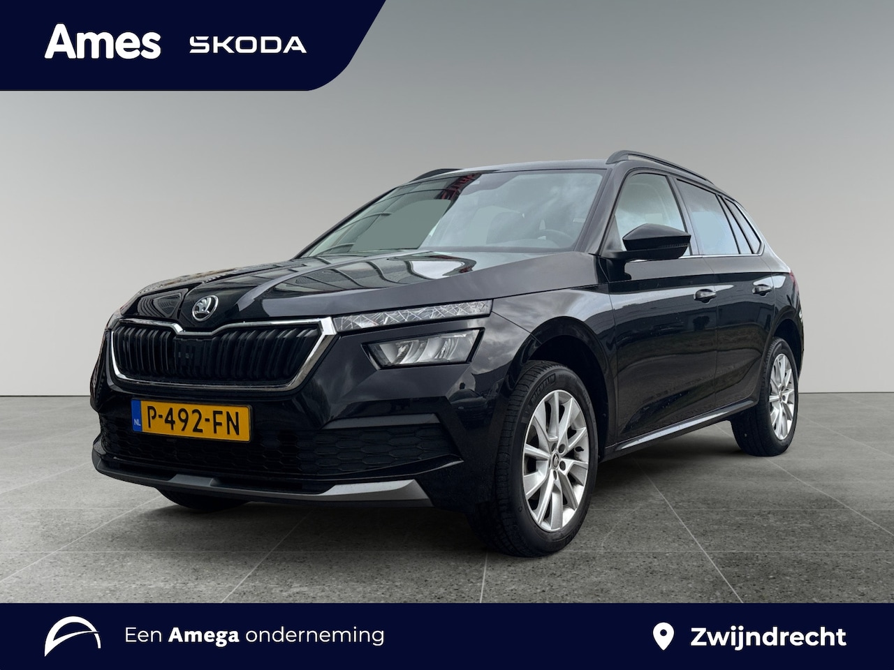 Skoda Kamiq - 1.0 110pk TSI Ambition Parkeersensoren achter | Cruise control | Automatische airco - AutoWereld.nl