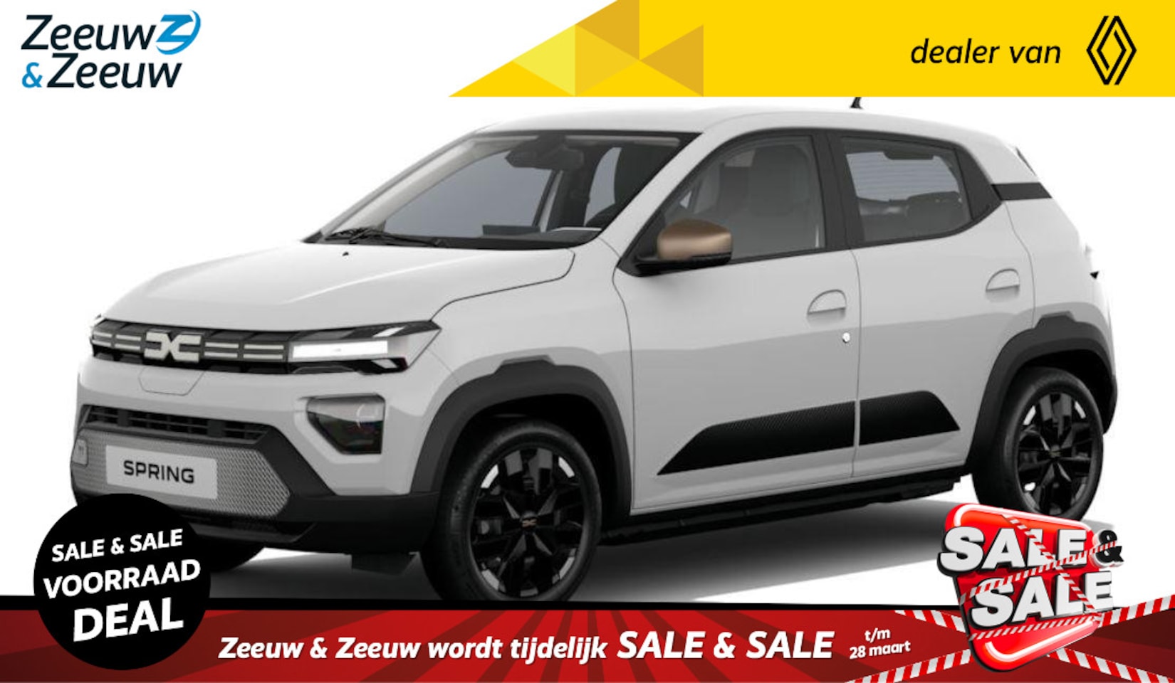 Dacia Spring - (ANWB Private Lease Actie v.a. € 284,-) Extreme 100 | Wij maken graag een Private Lease of - AutoWereld.nl