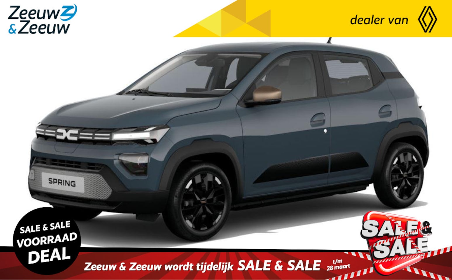 Dacia Spring - (ANWB Private Lease Actie v.a. € 284,-) Extreme 100 | Wij maken graag een Private Lease of - AutoWereld.nl