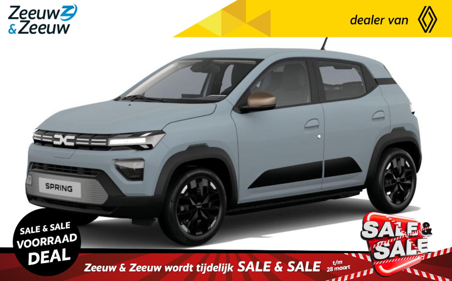 Dacia Spring - (ANWB Private Lease Actie v.a. € 284,-) Extreme 100 | Wij maken graag een Private Lease of - AutoWereld.nl