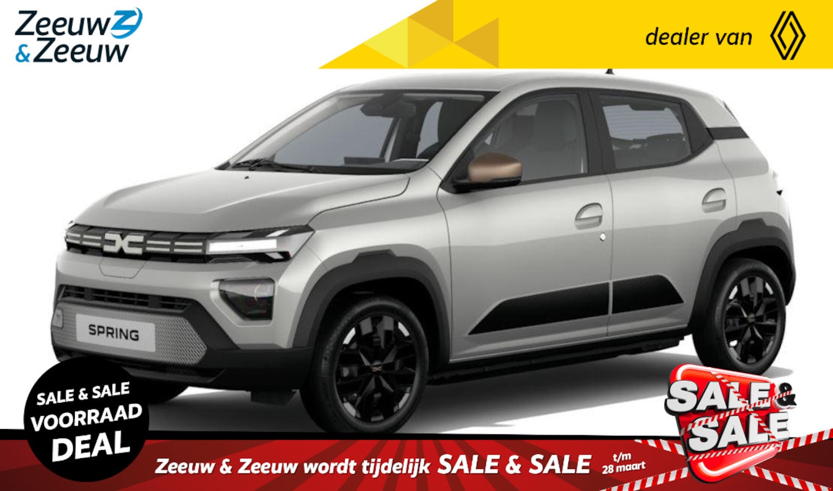 Dacia Spring - (ANWB Private Lease Actie v.a. € 284,-) Extreme 100 | Wij maken graag een Private Lease of - AutoWereld.nl