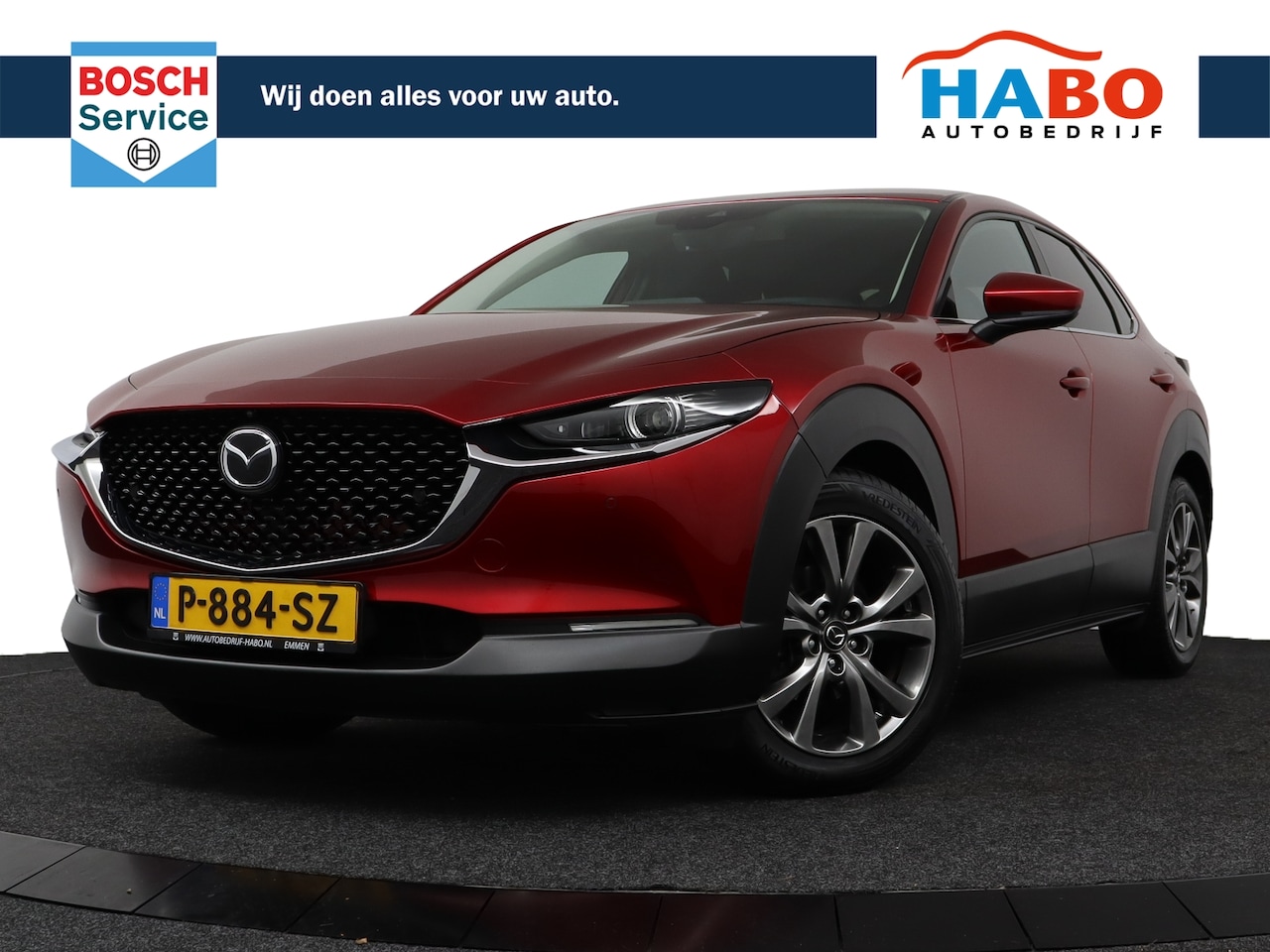 Mazda CX-30 - E-SKYACTIV X HYBRID SPORTIVE AUTOMAAT 186PK ECC/ADAPTIVE.CRUISE/NAV/CAMERA/REGEN.SENS/PARK - AutoWereld.nl