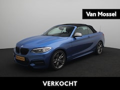 BMW 2-serie Cabrio - M240i High Executive | Nette staat | | Dealer onderhouden | Estoril Blau | Navi | Led kopl