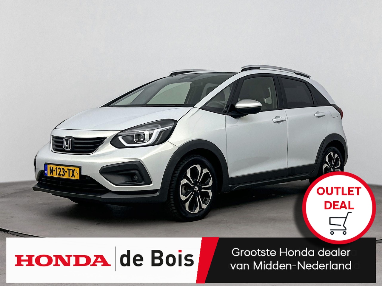 Honda Jazz - 1.5 e:HEV Crosstar | ACTIE! | Navigatie | Garantie tot 2032 mogelijk!* | Adaptive  Cruise - AutoWereld.nl