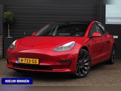 Tesla Model 3 - Performance AWD 75 kWh | 96% SOH | Enhanced Autopilot | Achterbank verwarmd | Elektrische
