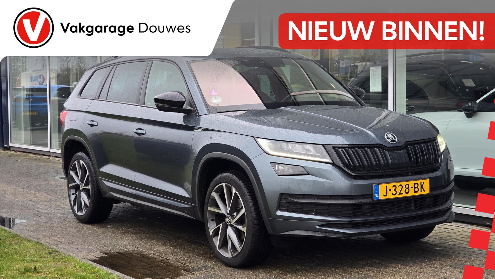 Skoda Kodiaq - 1.5 TSI Sportline Business | NAP | Automaat | ACC | Carplay | Trekhaak | Voorruitverwarmin - AutoWereld.nl