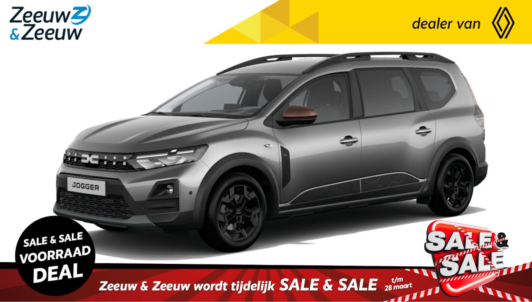 Dacia Jogger - 1.2 Eco-G 120 limited edition 7p. | Gratis 7 jaar fabrieksgarantie tot 140.000km | Dacia G - AutoWereld.nl