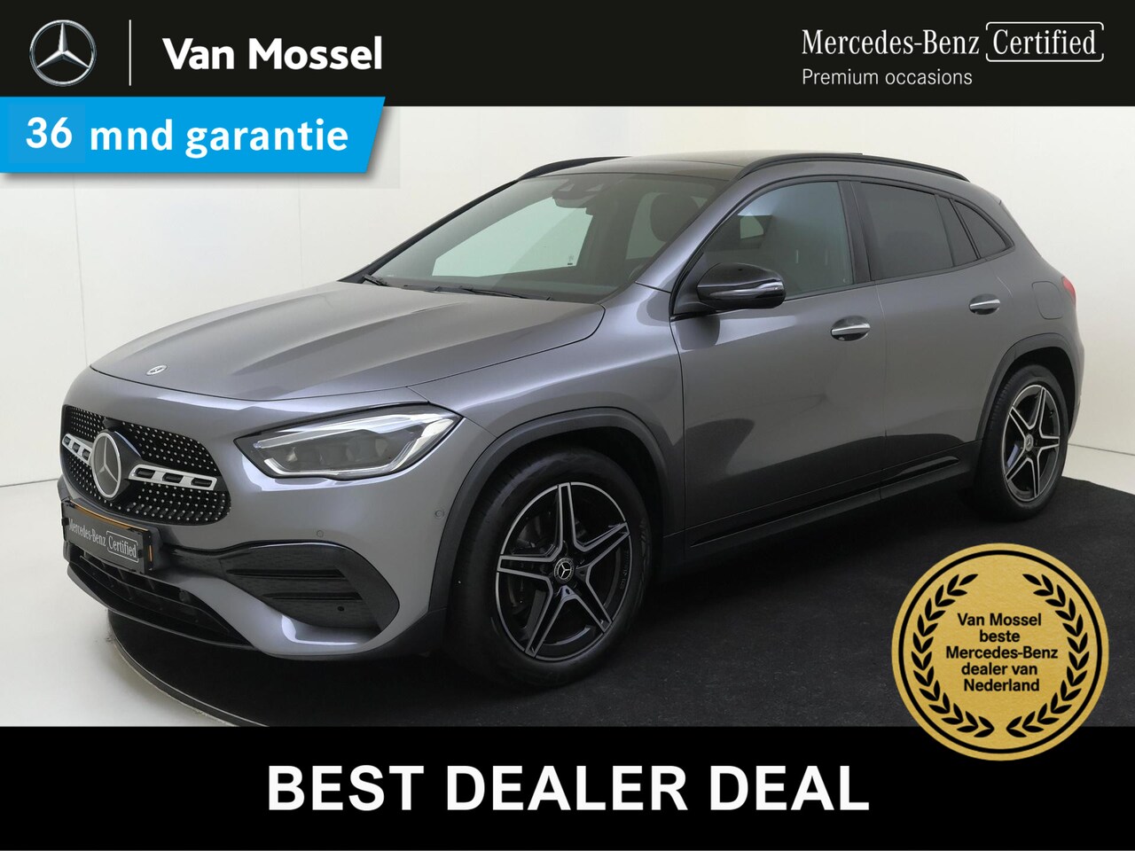 Mercedes-Benz GLA-Klasse - 200 Business Solution AMG / Memory-Stoelen / Panaroma-dak / Night-Pakket / Achteruitrijcam - AutoWereld.nl