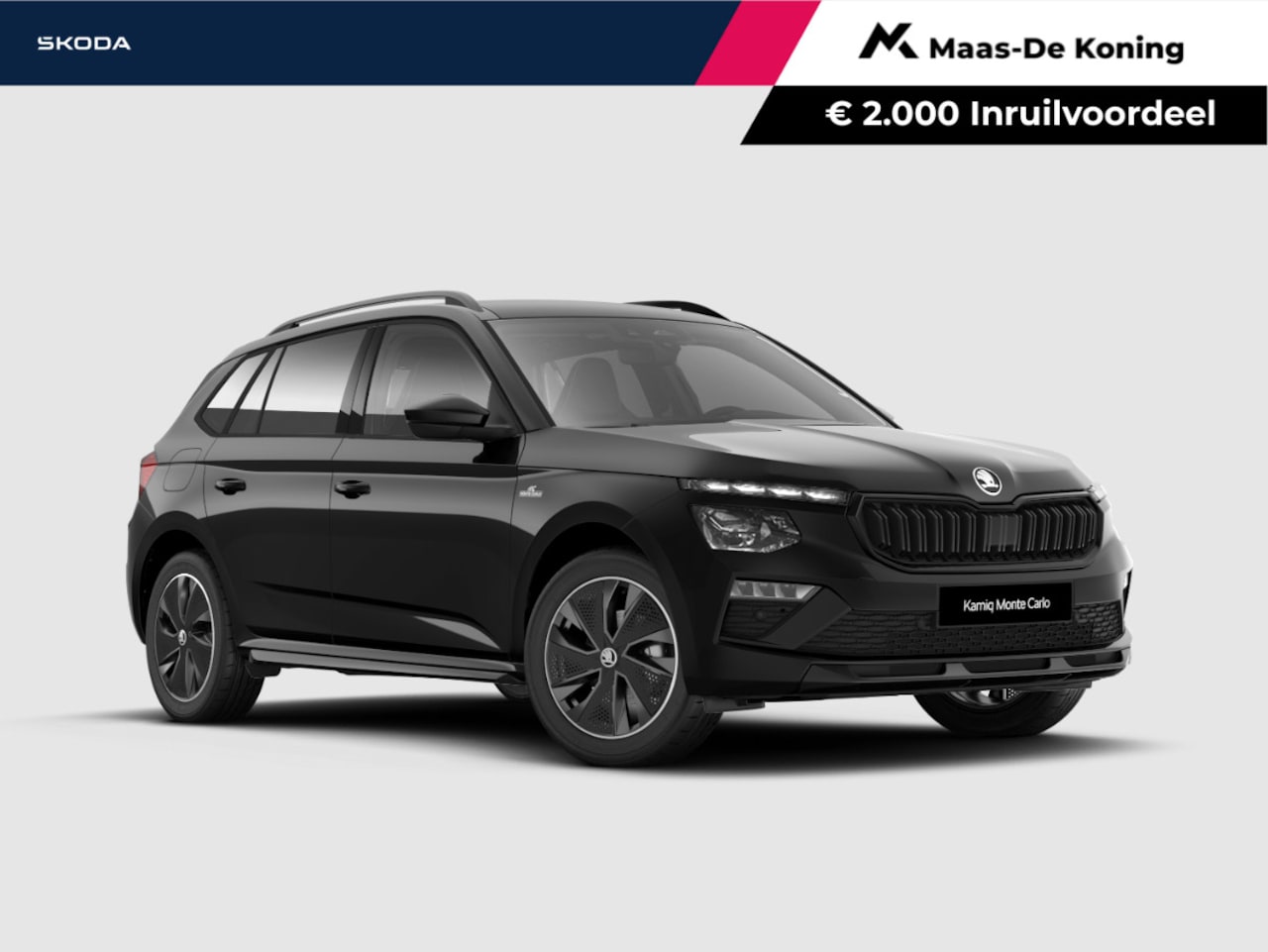 Skoda Kamiq - Monte Carlo 1.0 TSI 85 kW / 115 PK SUV 6 versn. Hand. | Metallic lak | Trekhaak Wegklapbaa - AutoWereld.nl