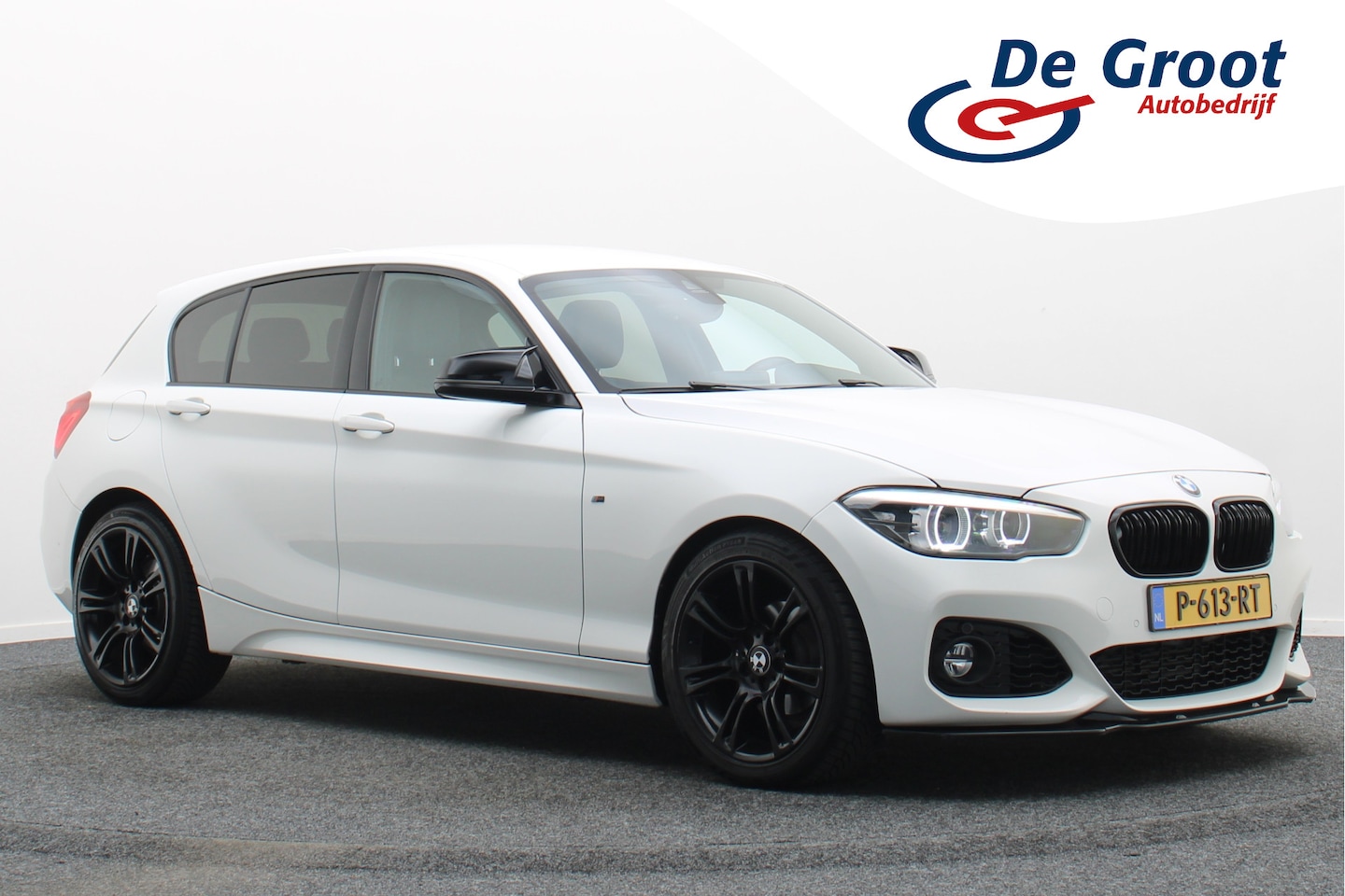 BMW 1-serie - 118i Edition M Sport Shadow High Executive Automaat Leer, Navigatie, LED, Cruise, Stoelver - AutoWereld.nl