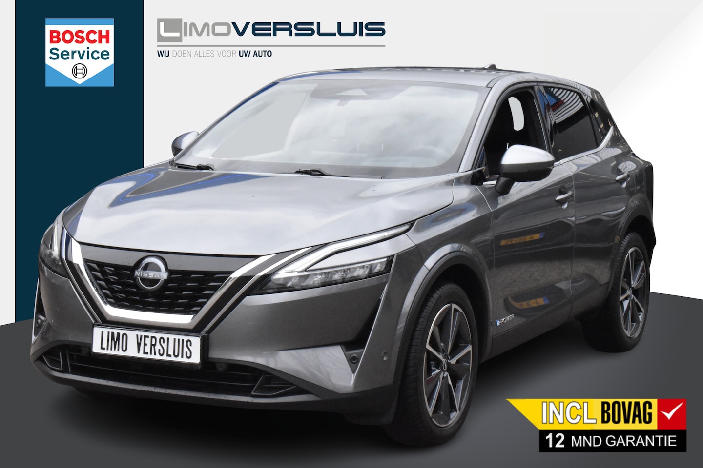 Nissan Qashqai - 1.5 e-Power Tekna Automaat | 100% Onderhouden | 360 Camera | Navi | BSM | HUD | 12 mnd BOV - AutoWereld.nl