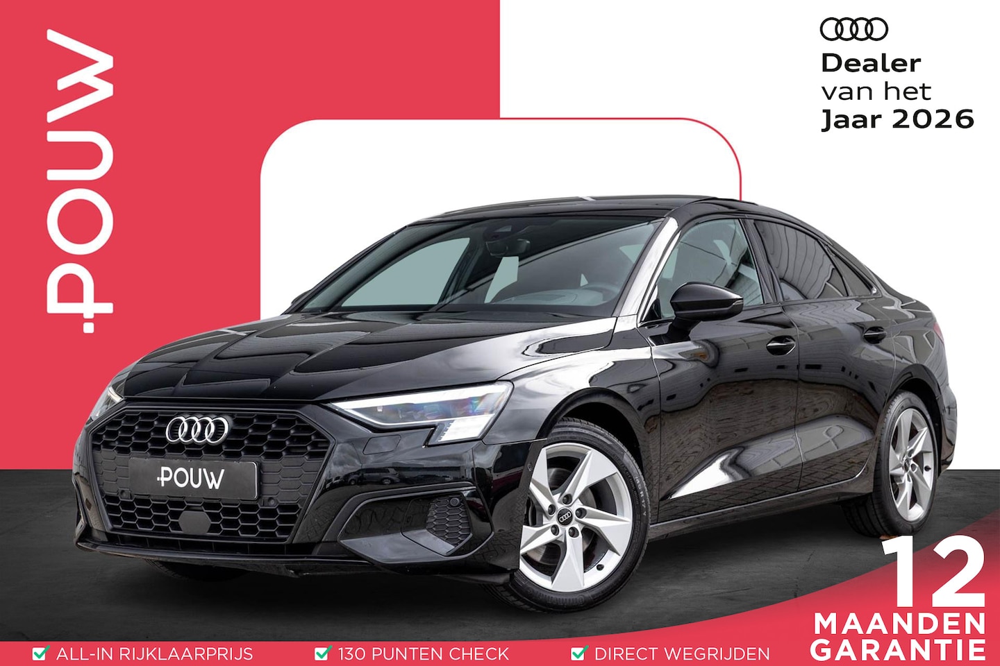 Audi A3 Limousine - 35 TFSI 150pk S-tronic Business Edition | Panoramadak | B&O | Head-up - AutoWereld.nl