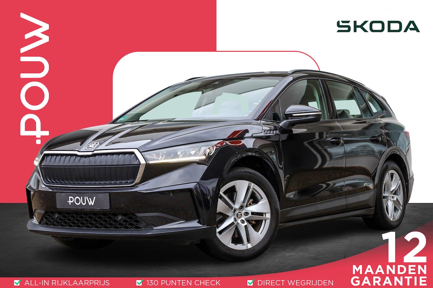 Skoda Enyaq iV - 60 180pk | Trekhaak Wegklapbaar | Adaptive Cruise | Achteruitrijcamera - AutoWereld.nl