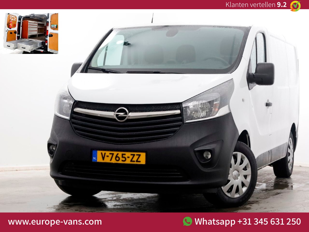Opel Vivaro - 1.6 CDTI 125pk L1H1 Airco/Navi/Camera/Inrichting 06-2019 - AutoWereld.nl