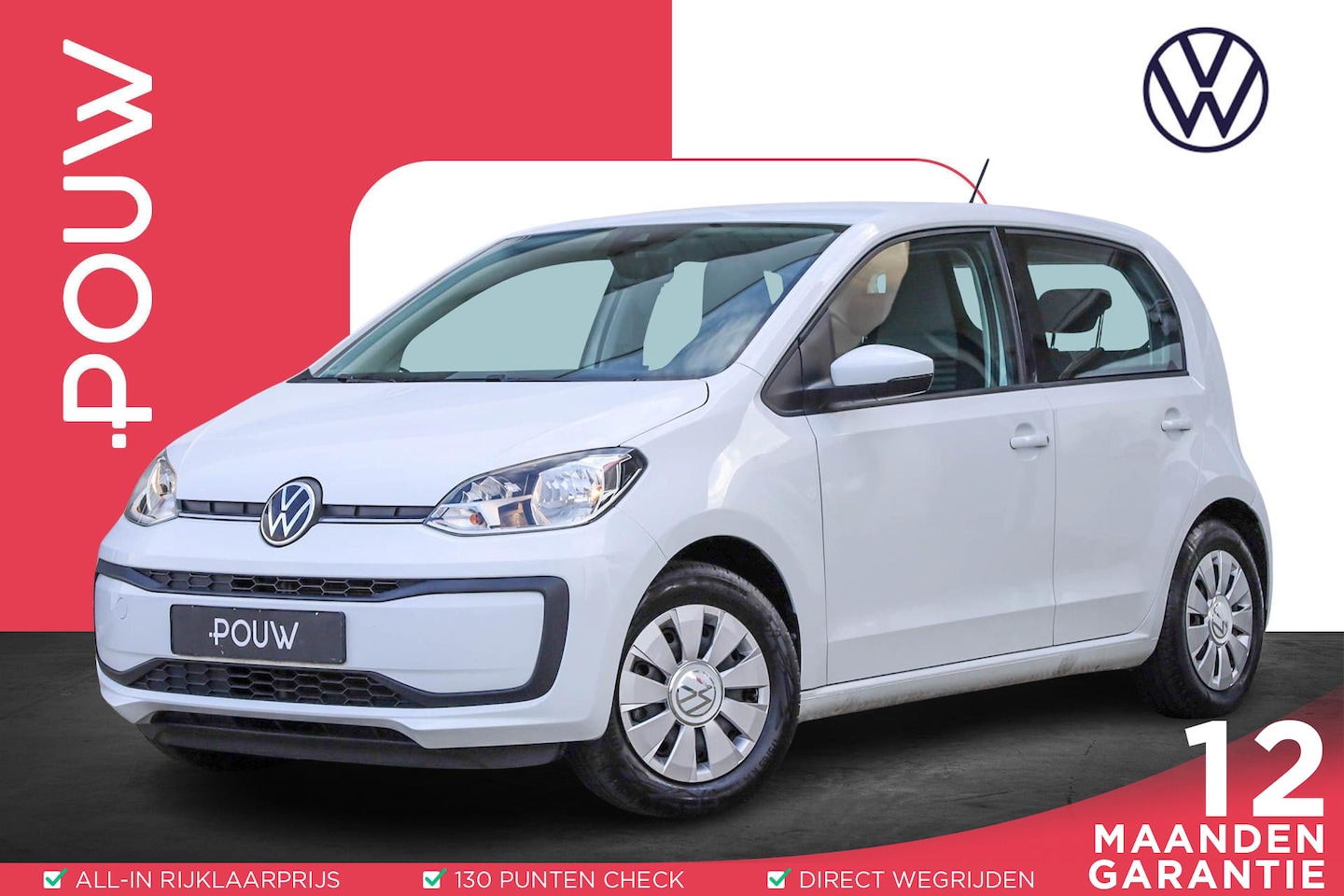 Volkswagen Up! - 1.0 60pk | DAB | Bluetooth | Airco - AutoWereld.nl