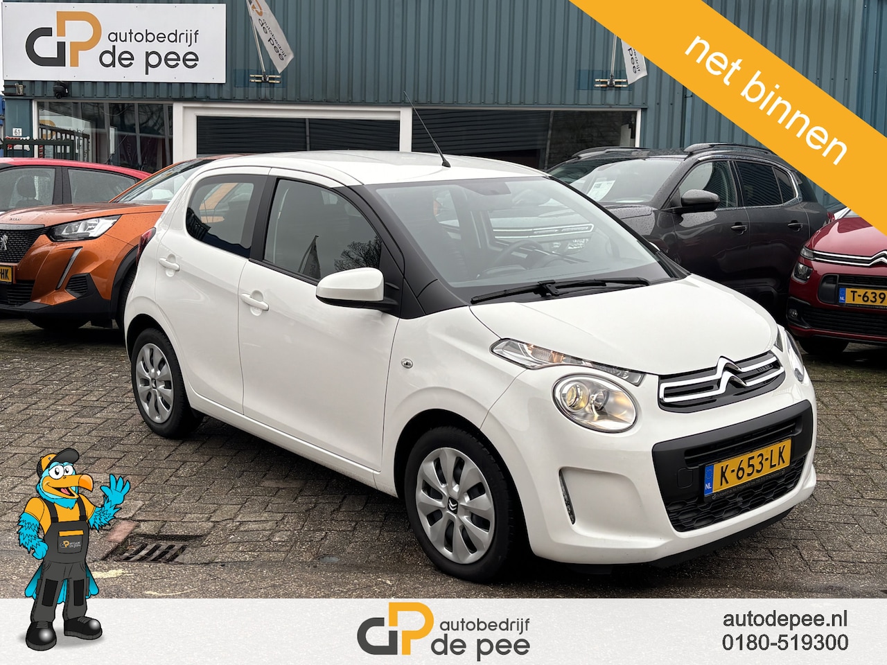 Citroën C1 - 1.0 VTi Feel GARANTIE/CRUISE/5-DEURS/EL.RAMEN/BLUETOOTH/AIRCO/CV+AB rijklaarprijs! - AutoWereld.nl