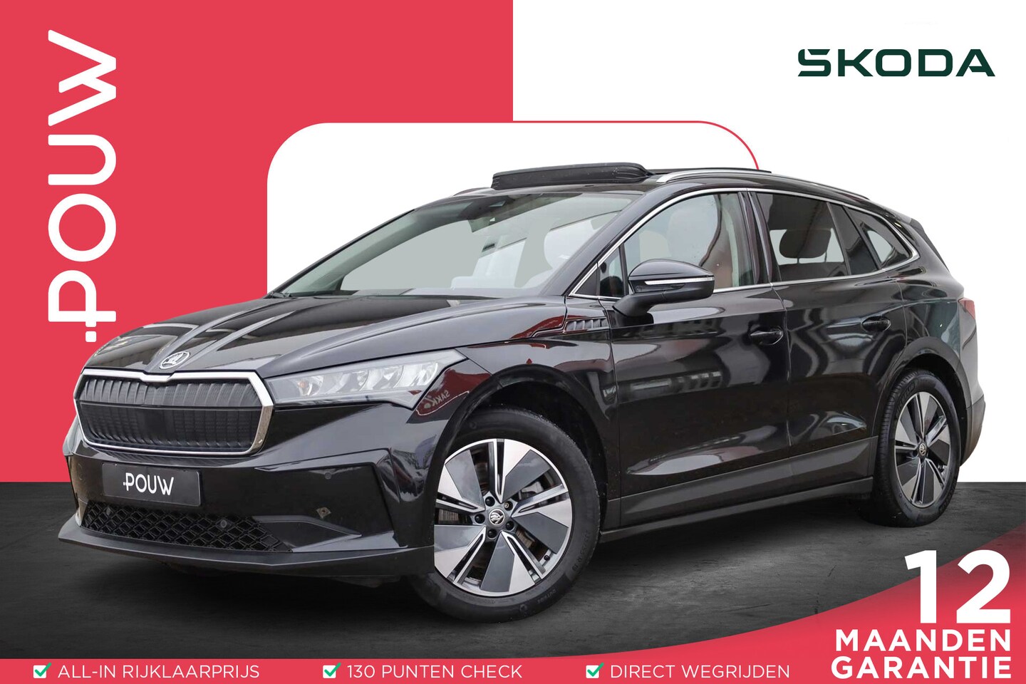 Skoda Enyaq iV - 80 204pk | Trekhaak | Apple Carplay & Android Auto | Achteruitrijcamera - AutoWereld.nl