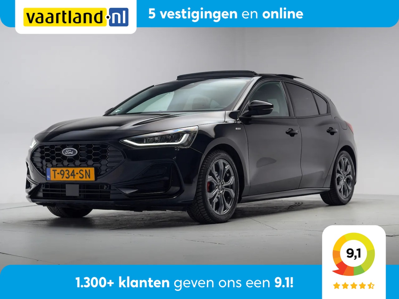 Ford Focus - 1.0 EcoBoost ST Line X NW-Model [ Panoramadak Navi.Gr Camera Stoelvw ] - AutoWereld.nl