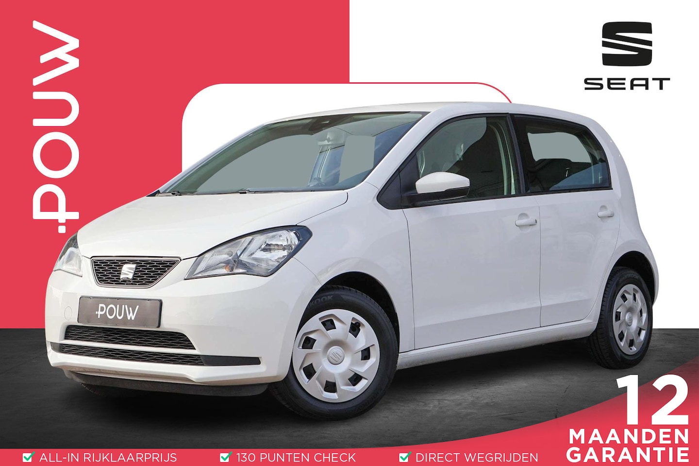 SEAT Mii Electric - 83pk | SoH 94% | PDC | Cruise Control | Climate Control | DAB Radio - AutoWereld.nl