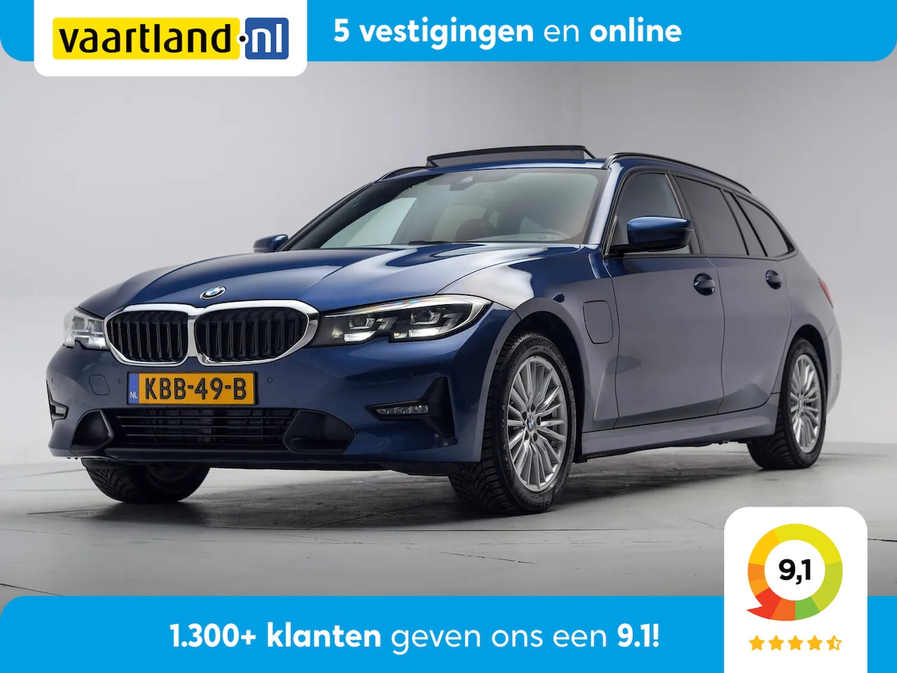 BMW 3-serie Touring - 320e High Executive [ Panoramadak LED Leder Navi Apple / Android ] - AutoWereld.nl