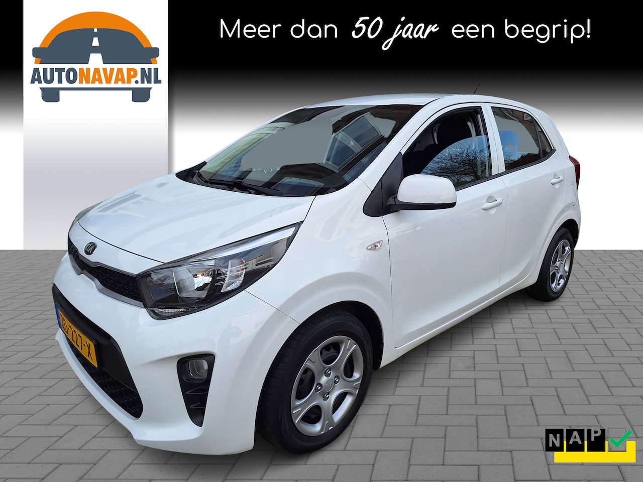 Kia Picanto - 1.0 CVVT EconomyPlusLine 5Drs /44.000 Km/Airco/1e Eig/Bluetooth/Garantie - AutoWereld.nl