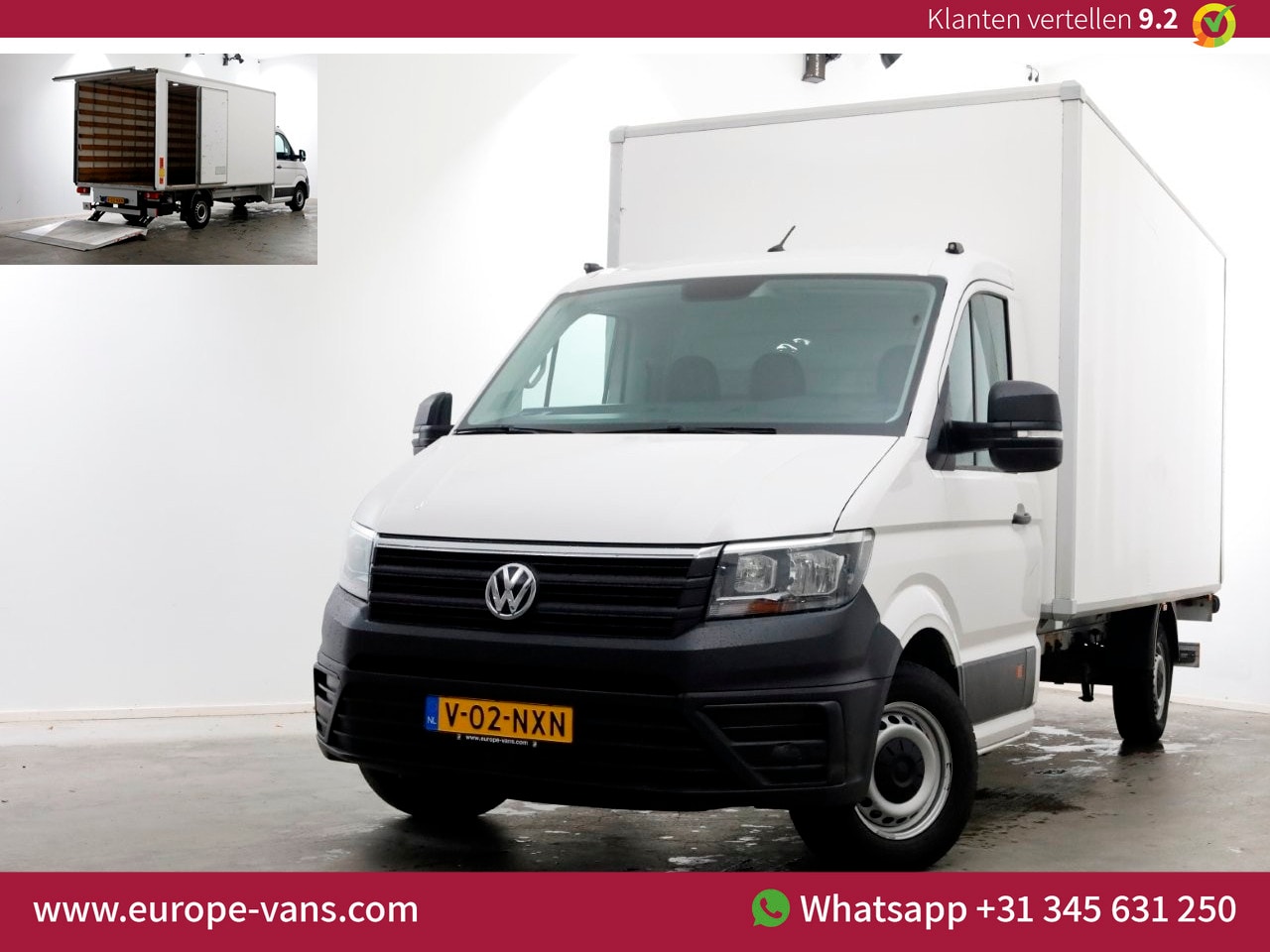 Volkswagen Crafter - 35 2.0 TDI 140pk Bakwagen met laadklep en zijdeur 08-2021 - AutoWereld.nl