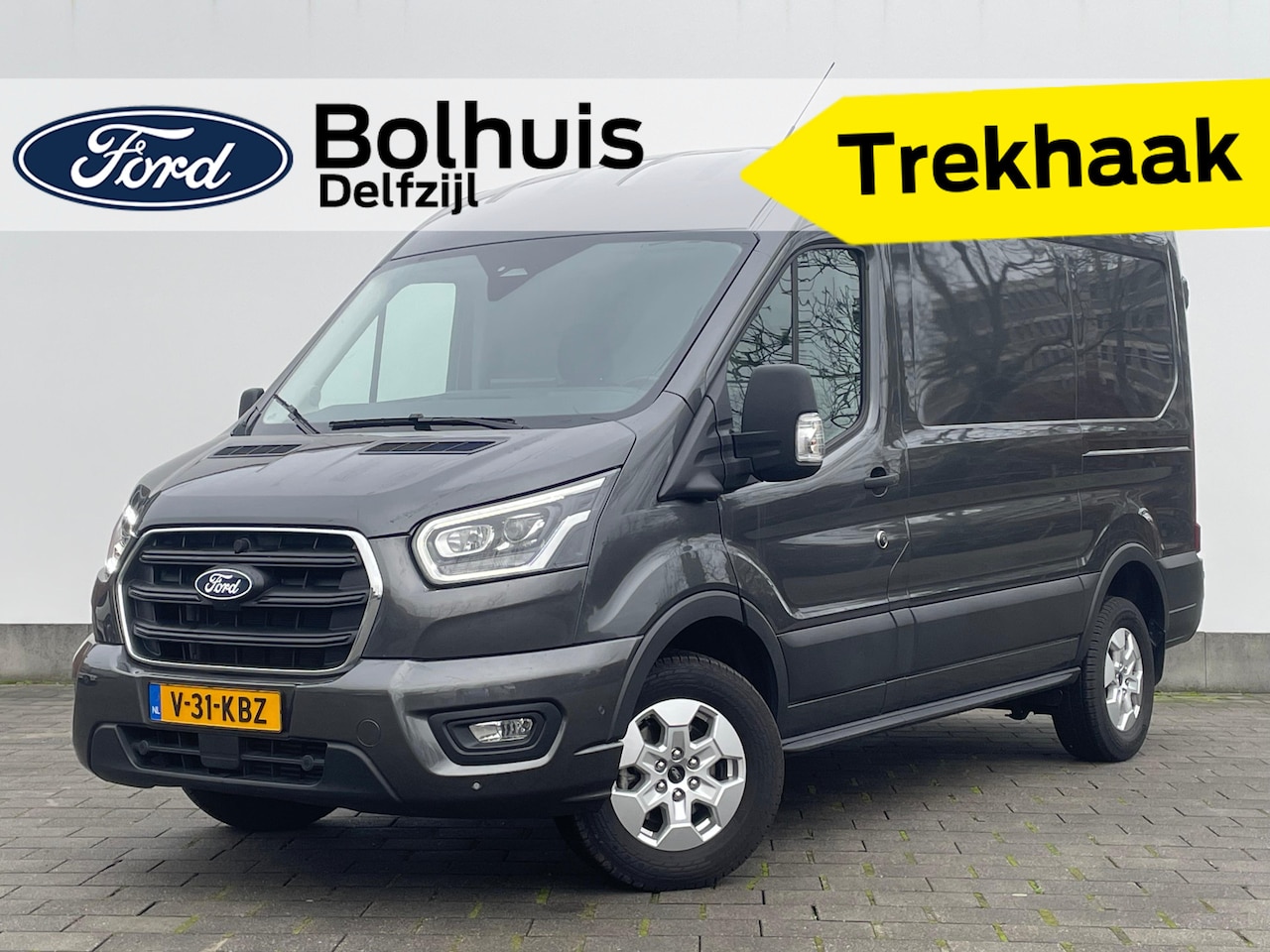 Ford Transit - 350 2.0 TDCI L2H2 Limited | 360° Camera | Winter Pack | Trekhaak | Adapt. Cruise | Elek. V - AutoWereld.nl