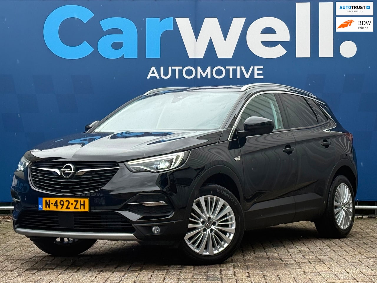 Opel Grandland X - 1.2 Turbo Business Executive 2e Eigenaar,DistributieVV,Trekhaak,Carplay,Navi,Climate,Cruis - AutoWereld.nl